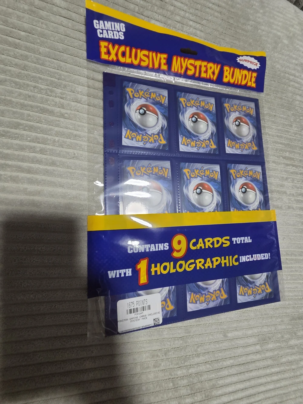 Pokémon Exclusive Mystery Bundle - Blue & Yellow Card Pack